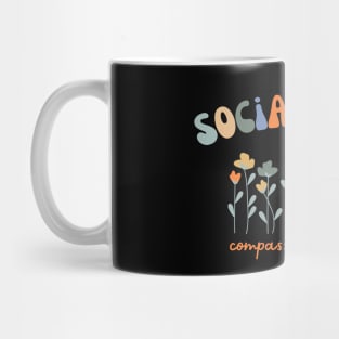 Social Work Retro Mug